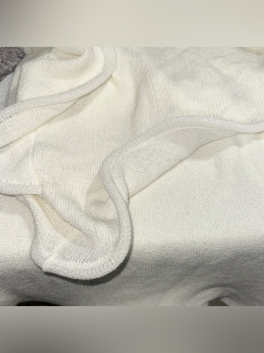 Meshki Ivory One-Shoulder Ruffle Mini Dress - Picture 8 of 8